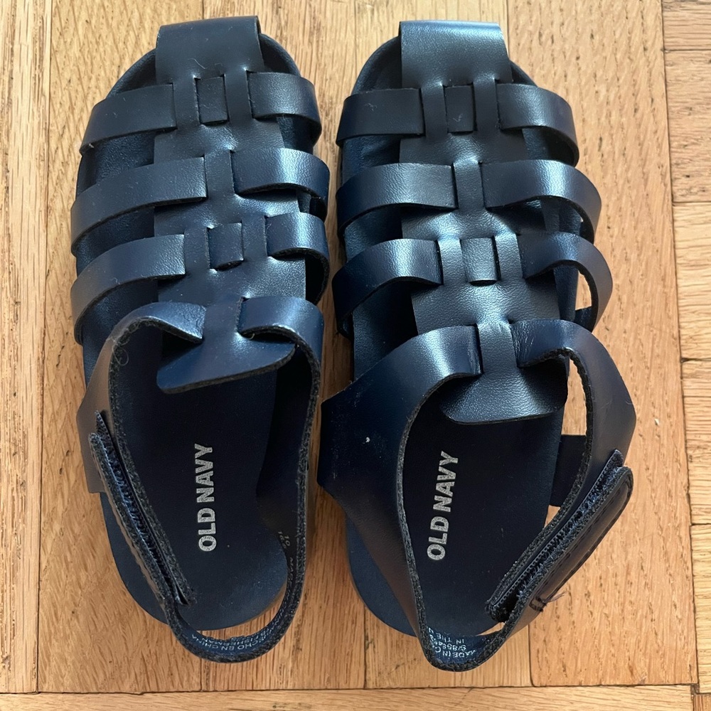 Toddler Boy’s Fisherman Sandals- Coastal Style Toddler size 10